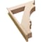 Ekena Millwork 7 1/2-in W x 32-in D x 44-in H Balboa Trad Rough Cedar Woodgrain TimberThane Outlooker, Primed Tan OUTUR075X32X44BOA04RCPR - alternate 6